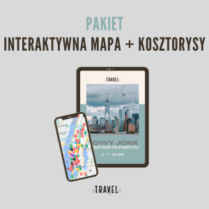 Pakiet: mapa Nowego Jorku + kosztorysy